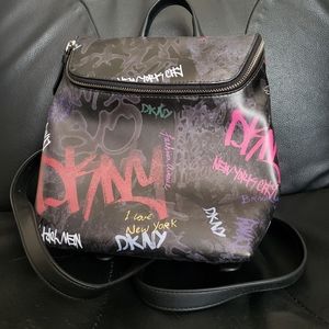 dkny tilly graffiti backpack